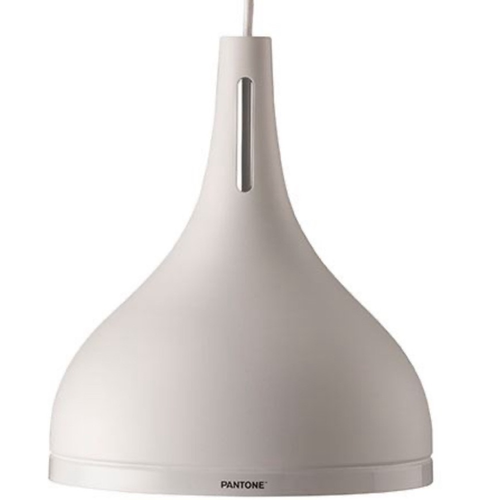 Pantone Castor 25 white pendant lamp
